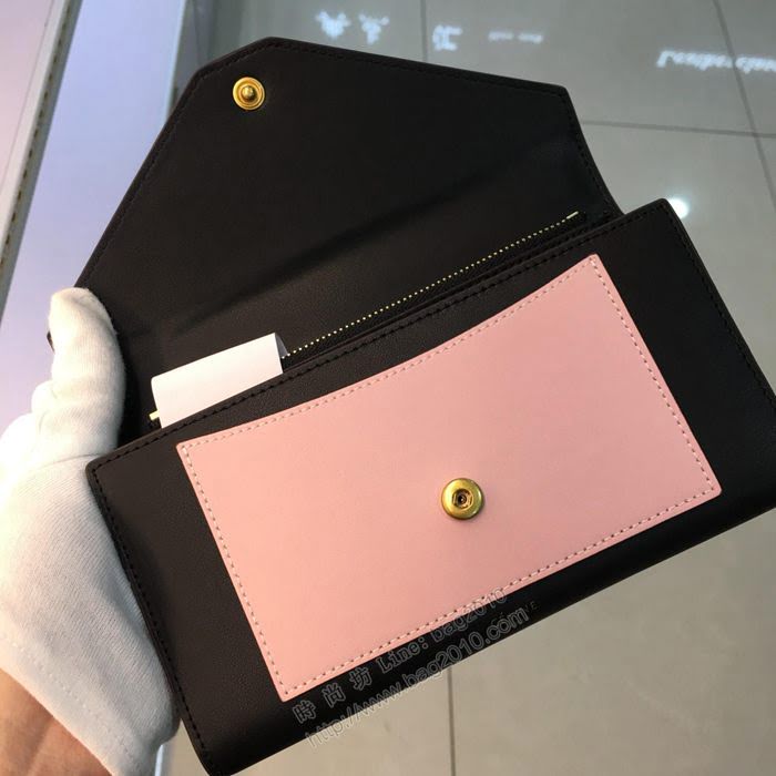 CELINE女包 pocket信封錢包 0136 小牛皮 多功能長錢包 賽琳長款拼色女錢包  sl2062